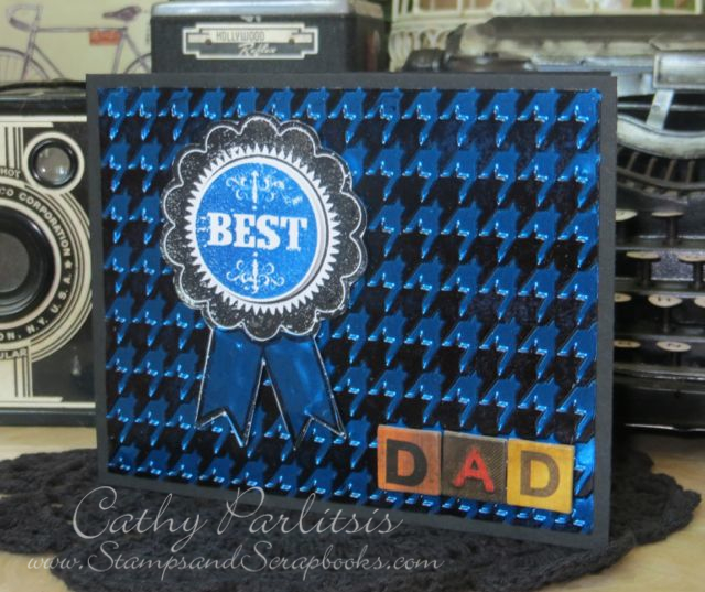 Father's Day Card with Metal