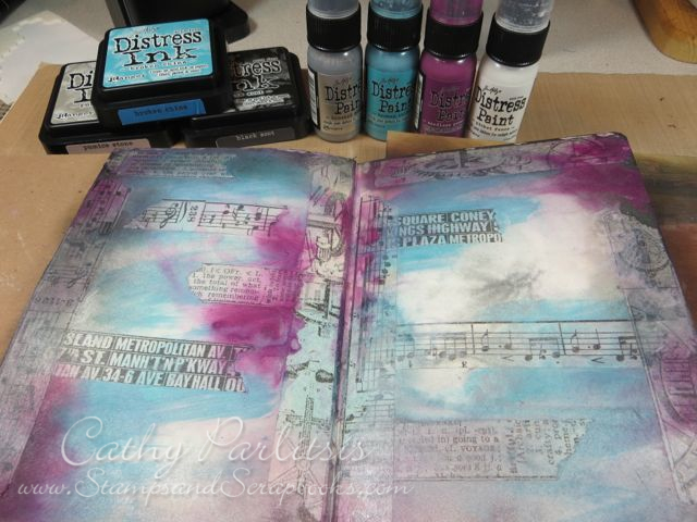 Art Journal Pages 7 and 8 Step 1