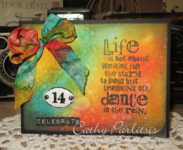Dance in the Rain Celebrate Card